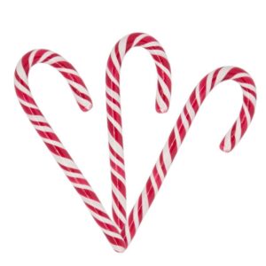 Mini Xmas Candy Canes Sweet